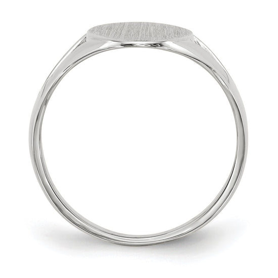 Gold Polished Closed Back Signet Ring