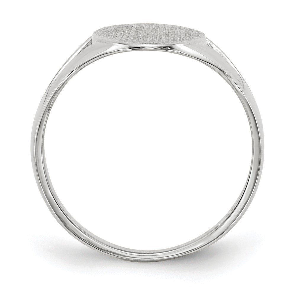 Gold Polished Closed Back Signet Ring
