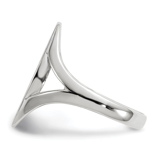 Gold Polished Closed Back Signet Ring