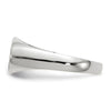 Gold Polished Oval Closed Back Signet Ring