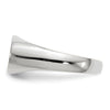 Gold Polished Oval Open Back Signet Ring