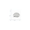 Gold Polished Oval Closed Back Signet Ring
