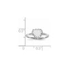 Gold Polished Heart Signet Ring
