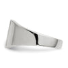 Gold Polished Squared Closed Back Signet Rings