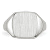 Gold Polished Octagonal Closed Back Signet Ring