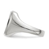 Gold Polished Squared Border Signet Ring