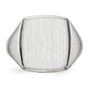 Gold Polished Squared Border Signet Ring