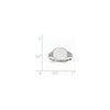 Gold Polished Textured Signet Ring