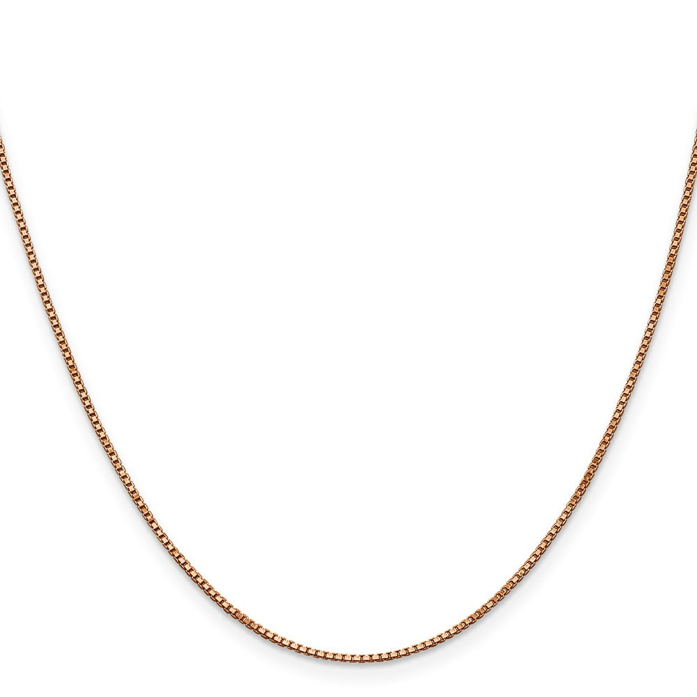 Gold (10K & 14K) Box Chain — 1 mm