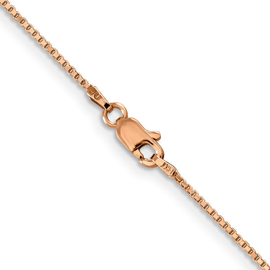 Gold (10K & 14K) Box Chain — 1 mm