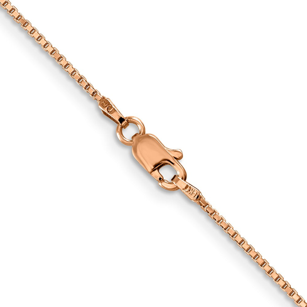 Gold (10K & 14K) Box Chain — 1 mm