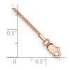 Gold (10K & 14K) Box Chain — 1 mm