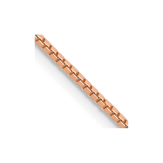 Gold (10K & 14K) Box Chain — 1 mm