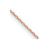 14K Rose Gold 22 inch .8mm Diamond-cut Cable with Lobster Clasp Chain