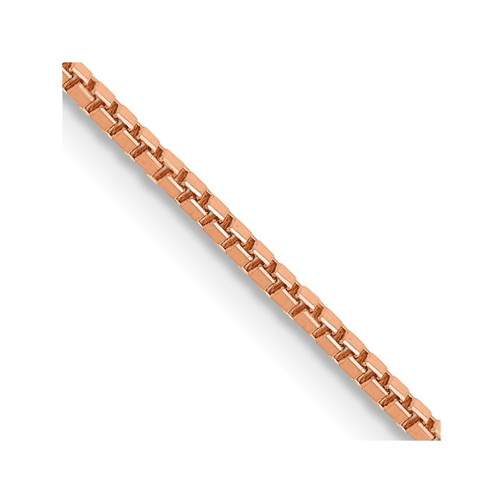 Gold (10K & 14K) Box Chain — 1.1 mm