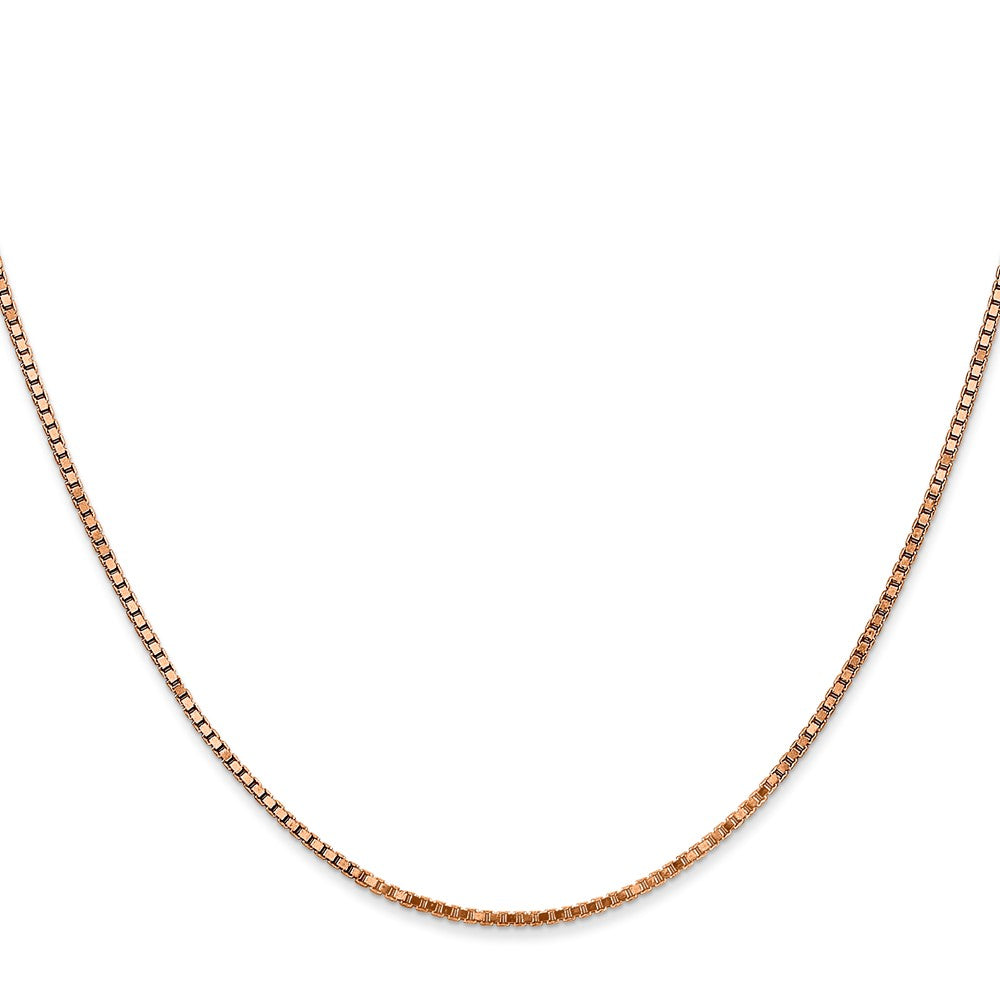 Gold (10K & 14K) Box Chain — 1.3 mm