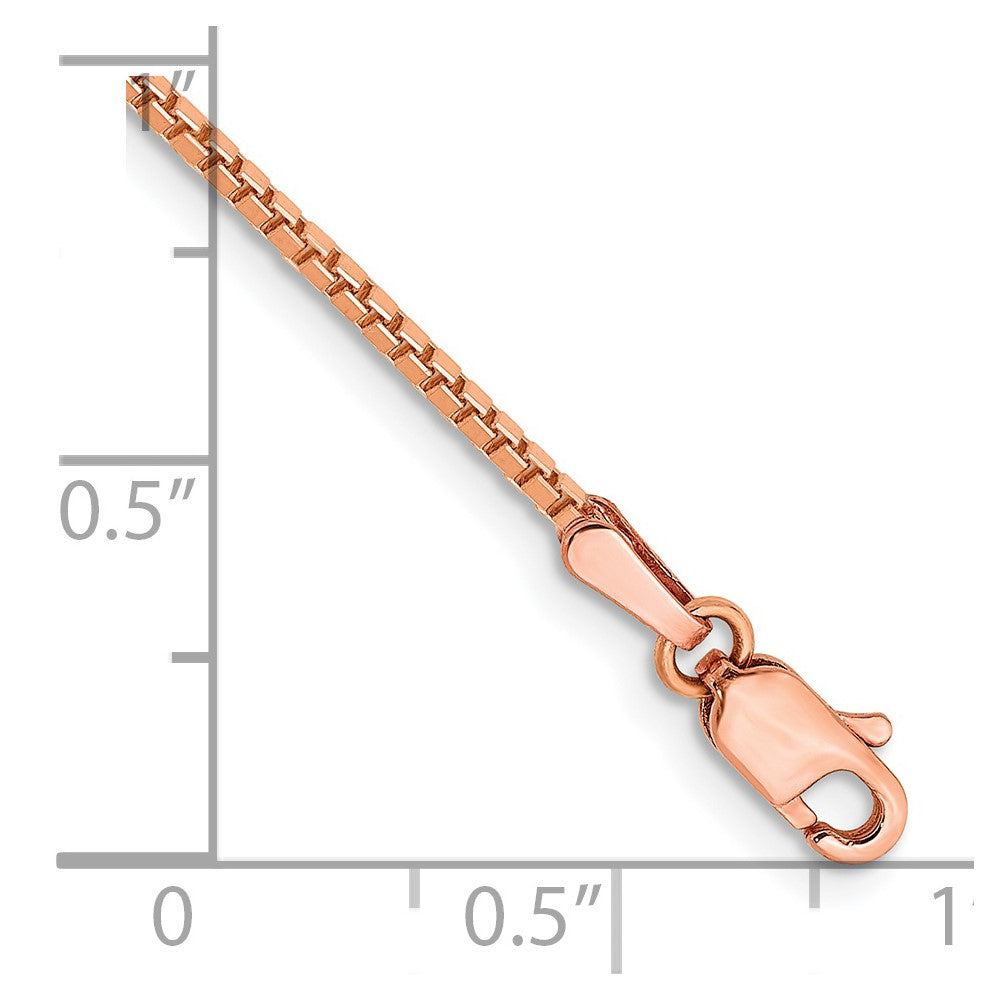 Gold (10K & 14K) Box Chain — 1.3 mm