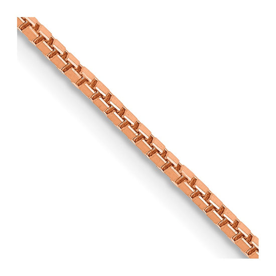 Gold (10K & 14K) Box Chain — 1.3 mm