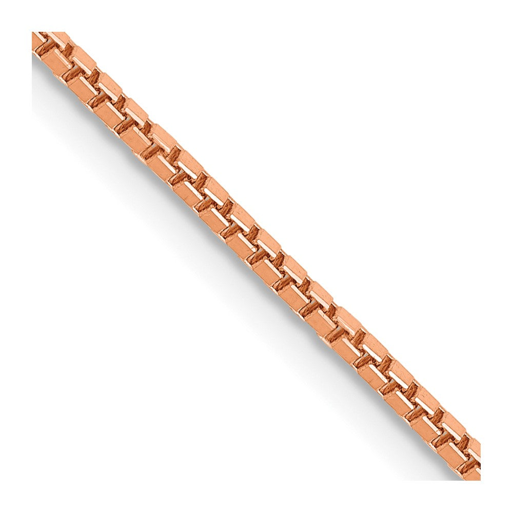 Gold (10K & 14K) Box Chain — 1.3 mm