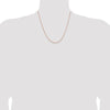 14K Rose Gold 20 inch 1.8mm Diamond-cut Cable with Lobster Clasp Chain