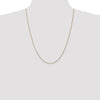 14K Rose Gold 24 inch 1.05mm Diamond-cut Spiga with Lobster Clasp Chain