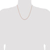 14K Rose Gold 20 inch 1.7mm Solid Polished Spiga with Lobster Clasp Chain