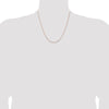 14K Rose Gold 20 inch .95mm Box Link with Lobster Clasp Chain