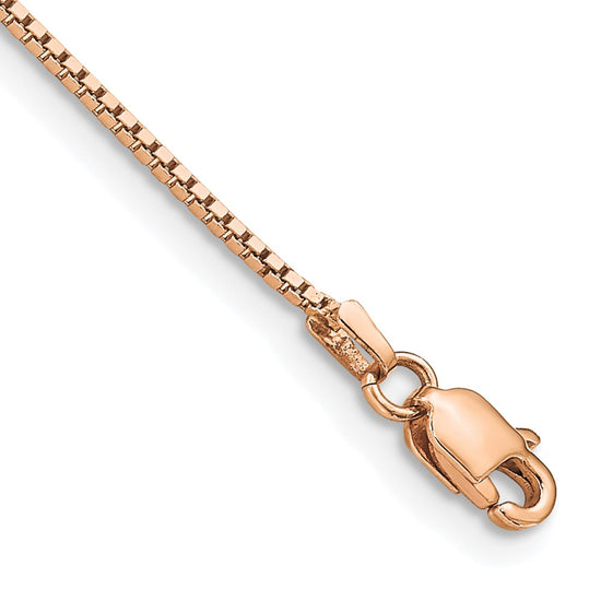 Gold (10K & 14K) Box Chain — 0.95 mm