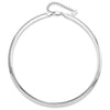 Sterling Silver Gold-plated 6mm Reversible w/2in ext Cubetto Chain