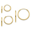Madi K® Gold Hoop Earring Sets