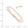 Gold Childrens Pearl Set