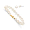 Gold Childrens Pearl Set