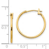 14k Madi K 1x21mm Hoop Earrings