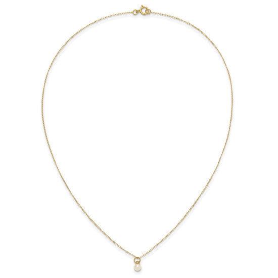 14k Madi K White FWC Pearl 15 Necklace, Earrings & 5.5 Bracelet 3pc Set