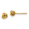 14k Madi K Polished Love Knot Childrens Post Earrings