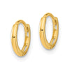 14k Madi K Polished 1.5x9mm Hinged Hoop Earrings