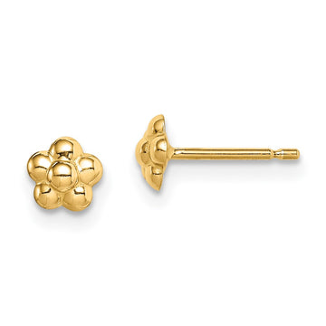 14k Madi K Flower Childrens Post Earrings