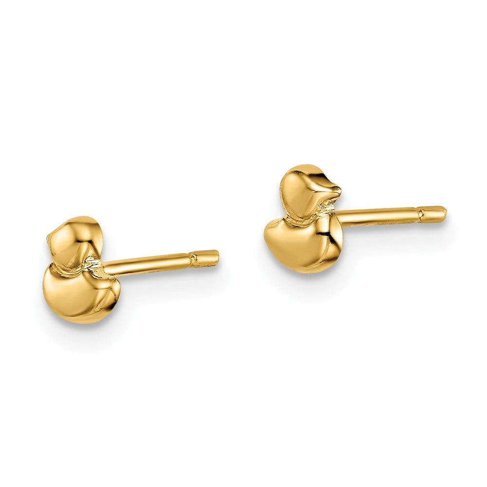 14k Madi K Duck Childrens Post Earrings