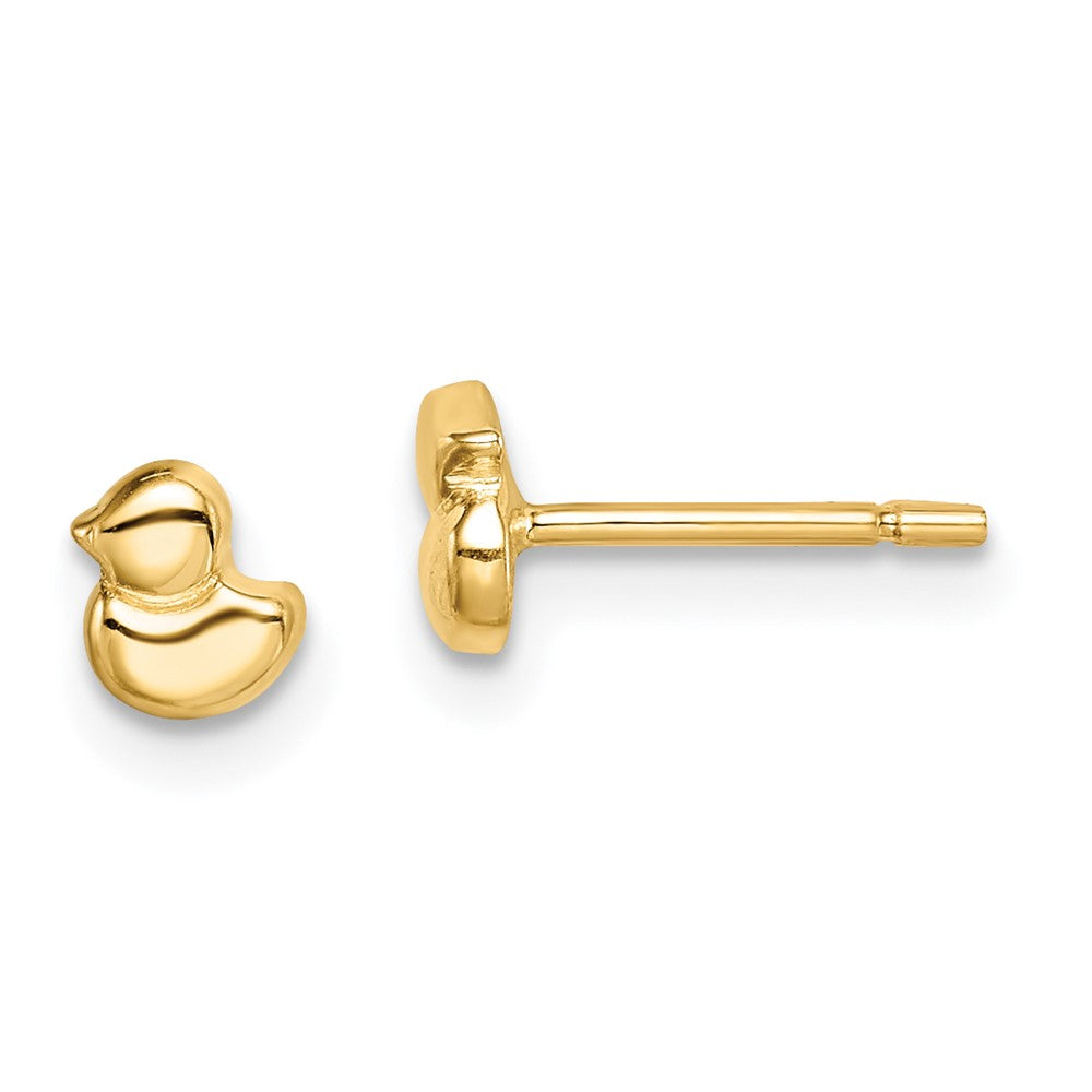 14k Madi K Duck Childrens Post Earrings