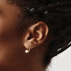 Madi K® Gold FWC Pearl Leverback Earrings