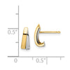14k w/Rhodium Madi K Post Earrings