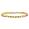 Gold Polished Heart Bracelets
