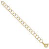 14K Polished Circle Chain 7.5 inch Bracelet