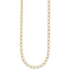14k Polished 4mm Fancy Oval Link 18 inch Necklace