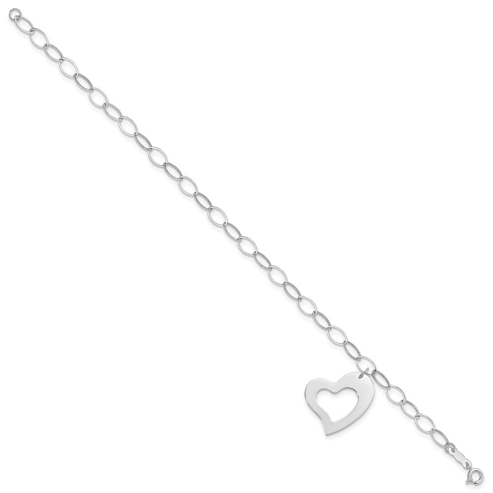 Gold Polished Heart Bracelets