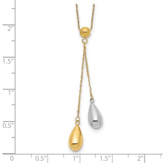 Gold Teardrop Necklace
