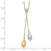 Gold Teardrop Necklace