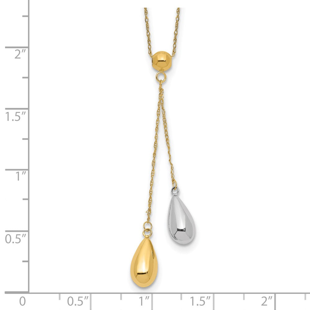 Gold Teardrop Necklace