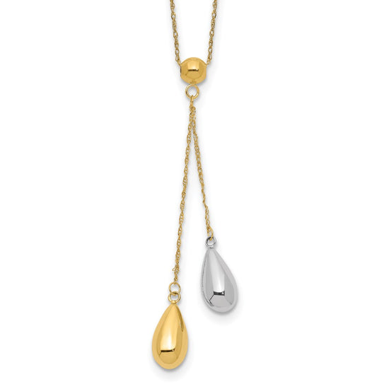 Gold Teardrop Necklace