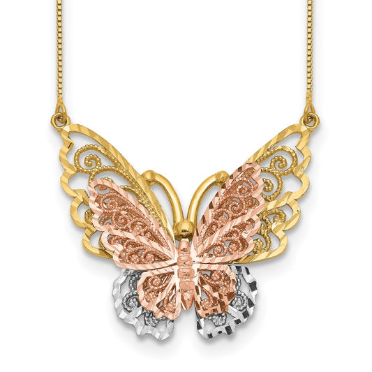 Gold Butterfly Necklace